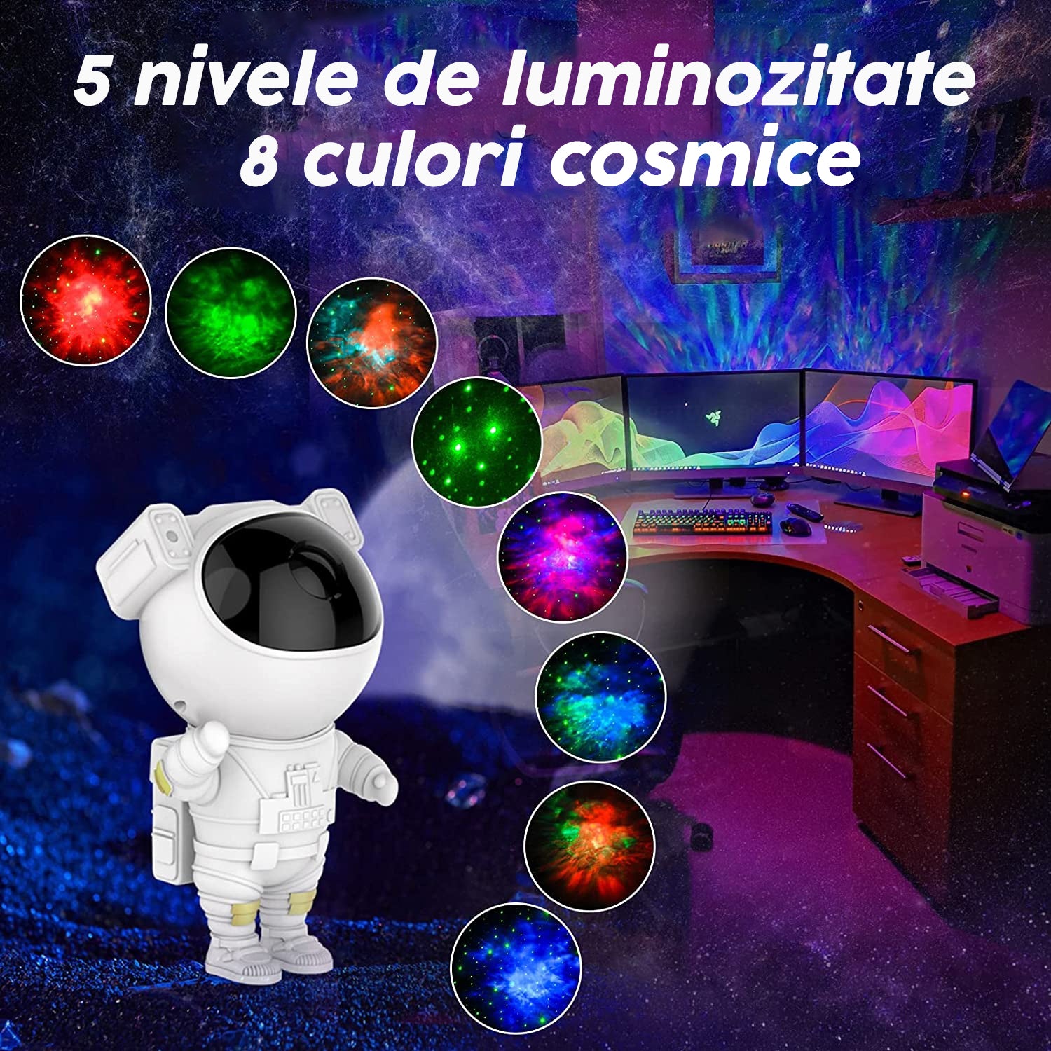 Proiector In Forma de Astronaut